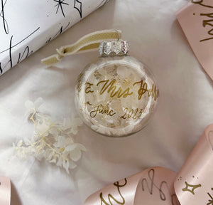 Personalised Luxury Filled Bauble